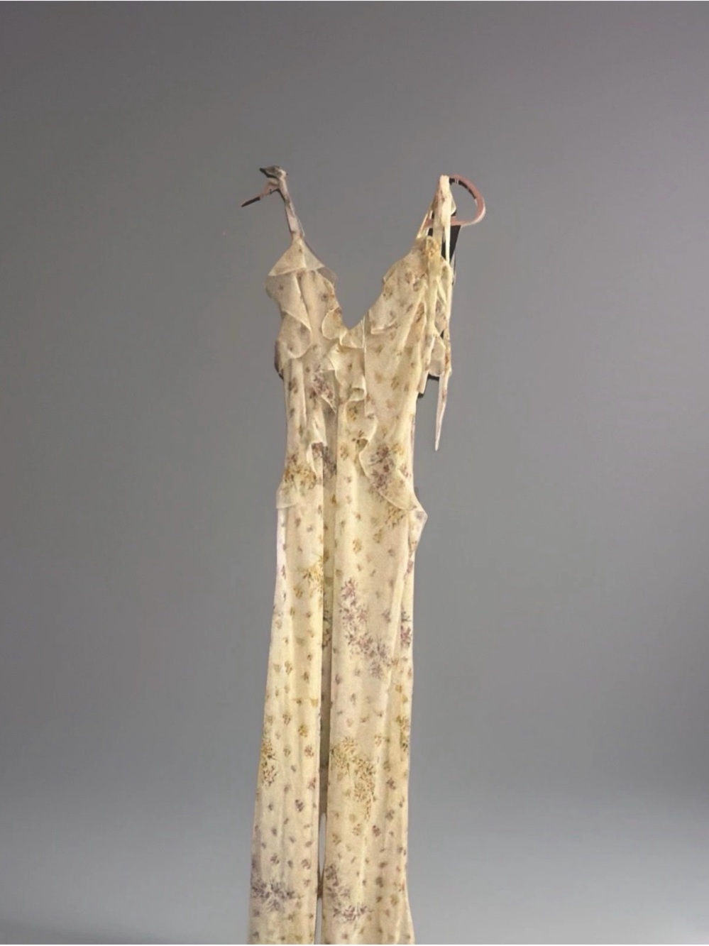 Steve Madden Cream Floral Maxi Dress